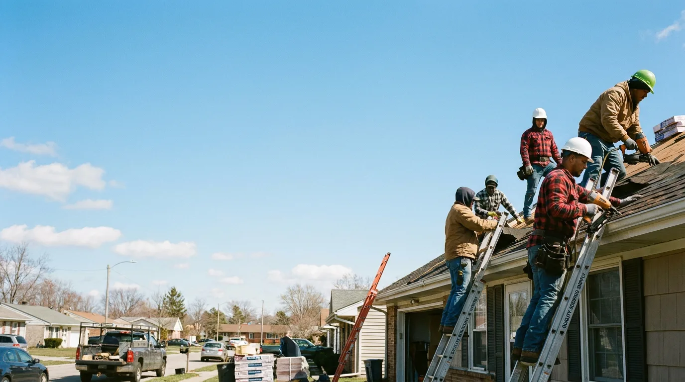 Roofing in Tennyson, IN near me